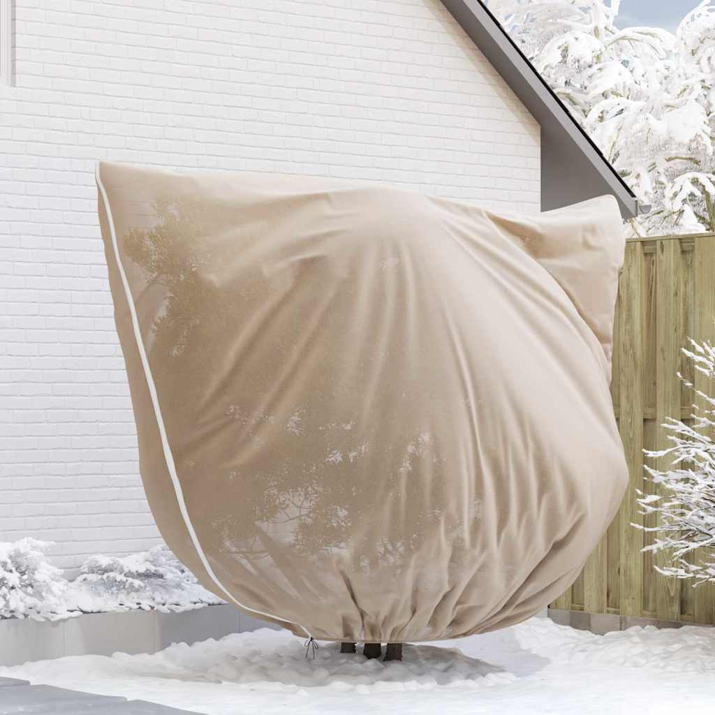 Winterschutz fur Pflanzen 3 pcs Beige 2,5 x 3,14 m Vliesstoff