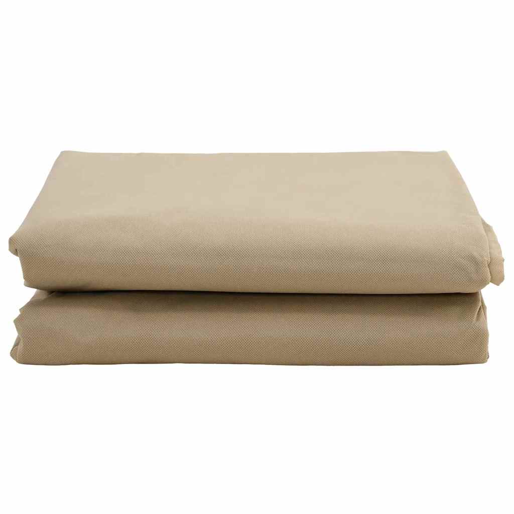 Winterschutz fur Pflanzen 3 pcs Beige 3 x 3,93 m Vliesstoff