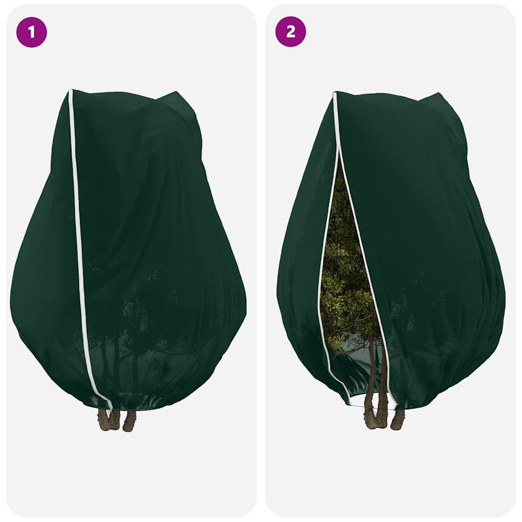 Winterschutz fur Pflanzen 3 pcs Grün 3,5 x 2,5 m Vliesstoff