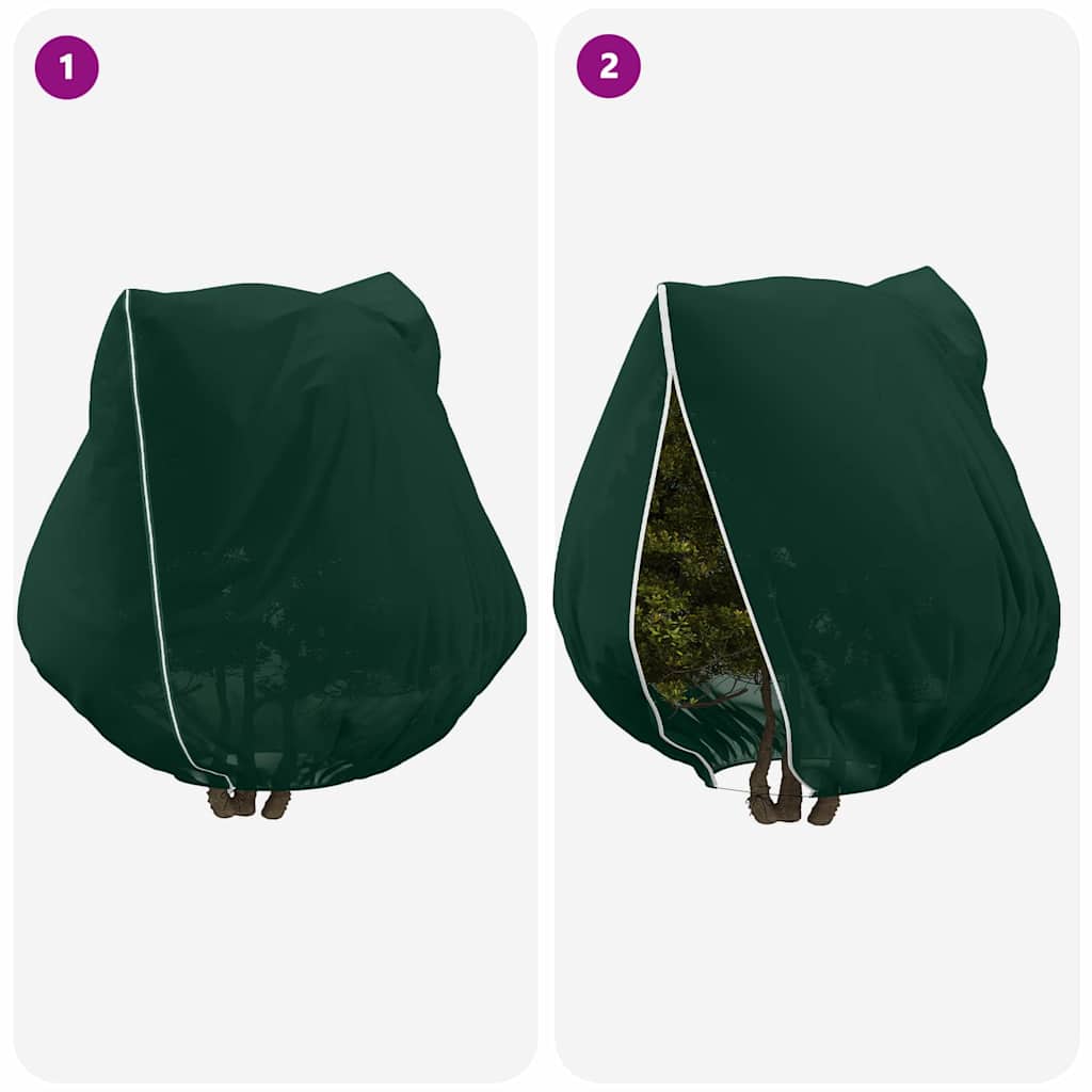 Winterschutz fur Pflanzen 3 pcs Grün 2,5 x 3,14 m Vliesstoff