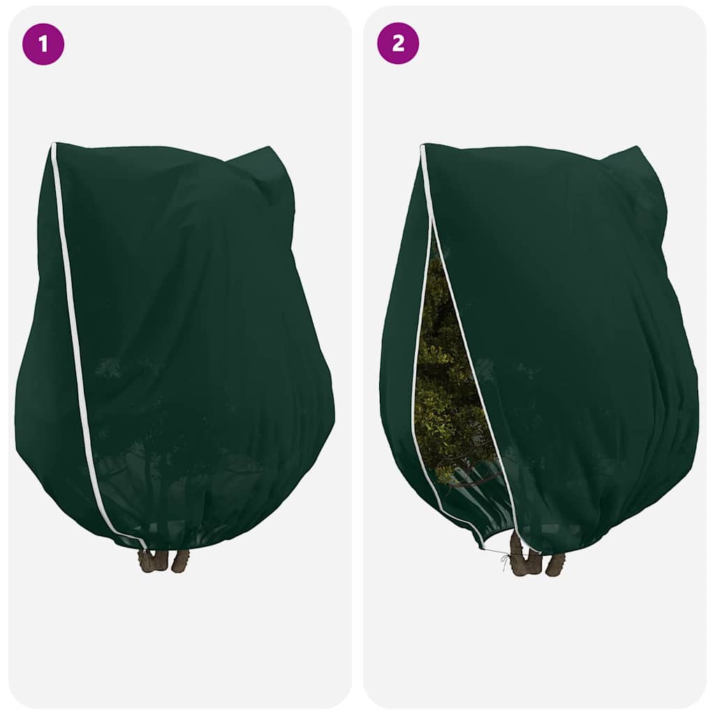 Winterschutz fur Pflanzen 3 pcs Grün 3,5 x 3,93 m Vliesstoff