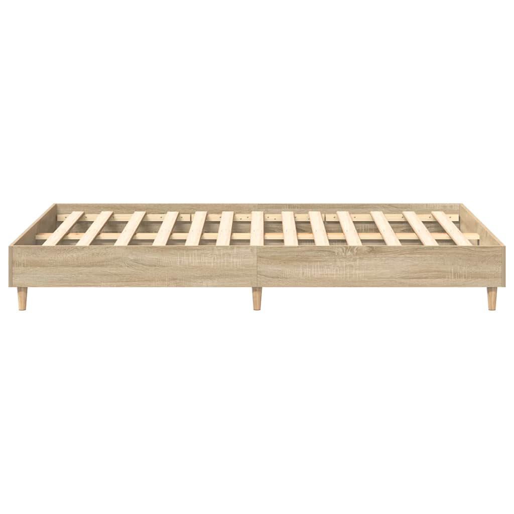 Bettrahmen Sonoma 137 x 190 cm Holzwerkstoff
