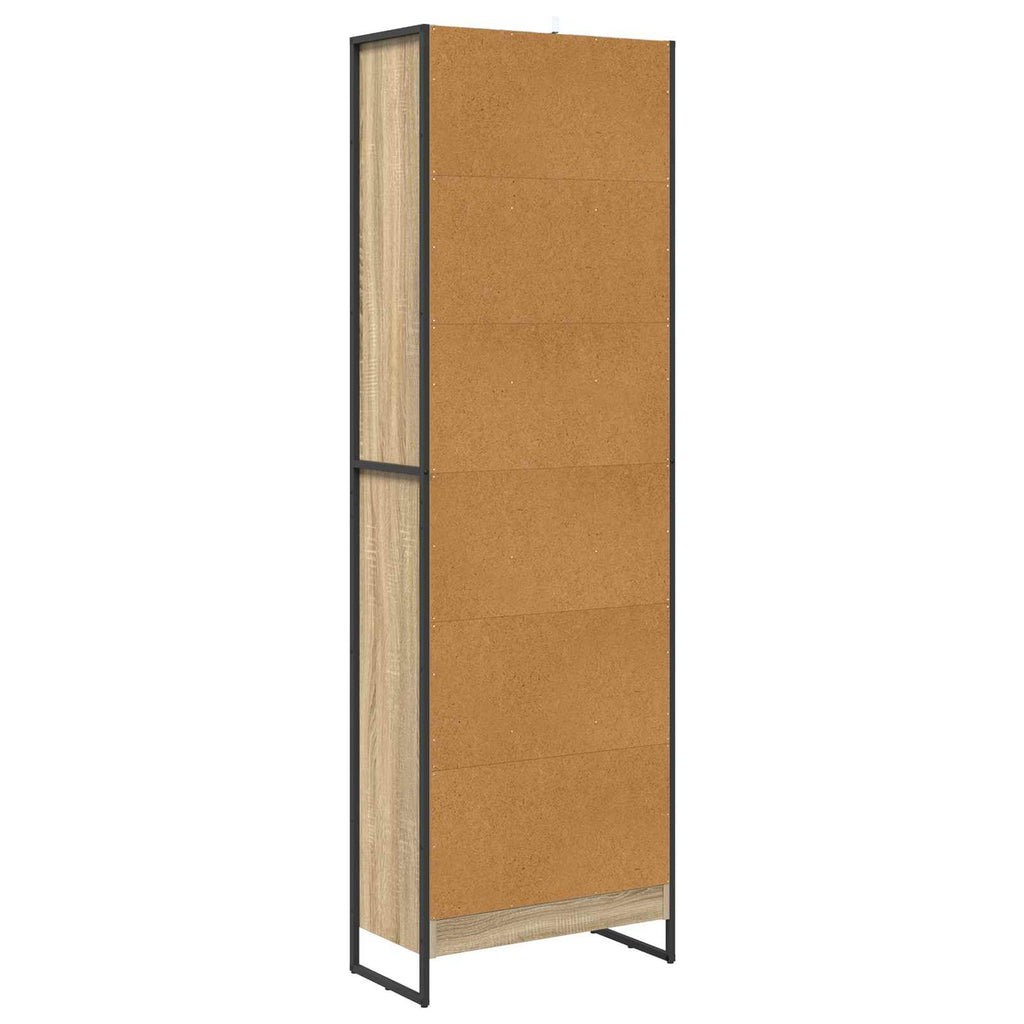 Bücherregal 2 pcs Sonoma 60 x 30 x 189,5 cm Holzwerkstoff