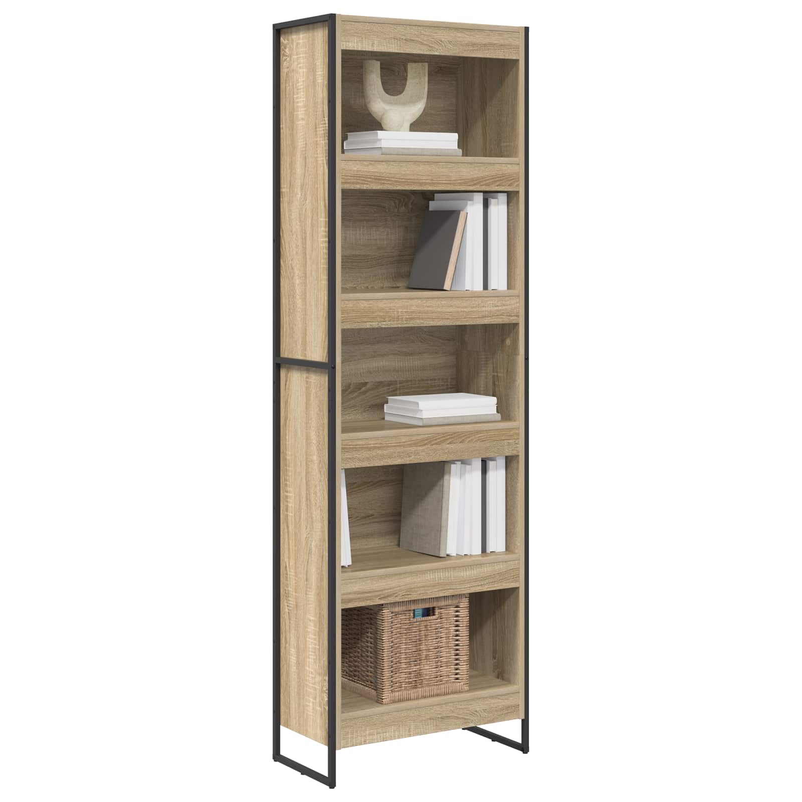 Bücherregal 2 pcs Sonoma 60 x 30 x 189,5 cm Holzwerkstoff