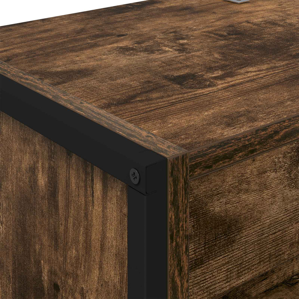 Bücherregal 2 pcs Raucharbe 60 x 30 x 189,5 cm Holzwerkstoff