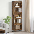 Bücherregal 2 pcs Raucharbe 60 x 30 x 189,5 cm Holzwerkstoff