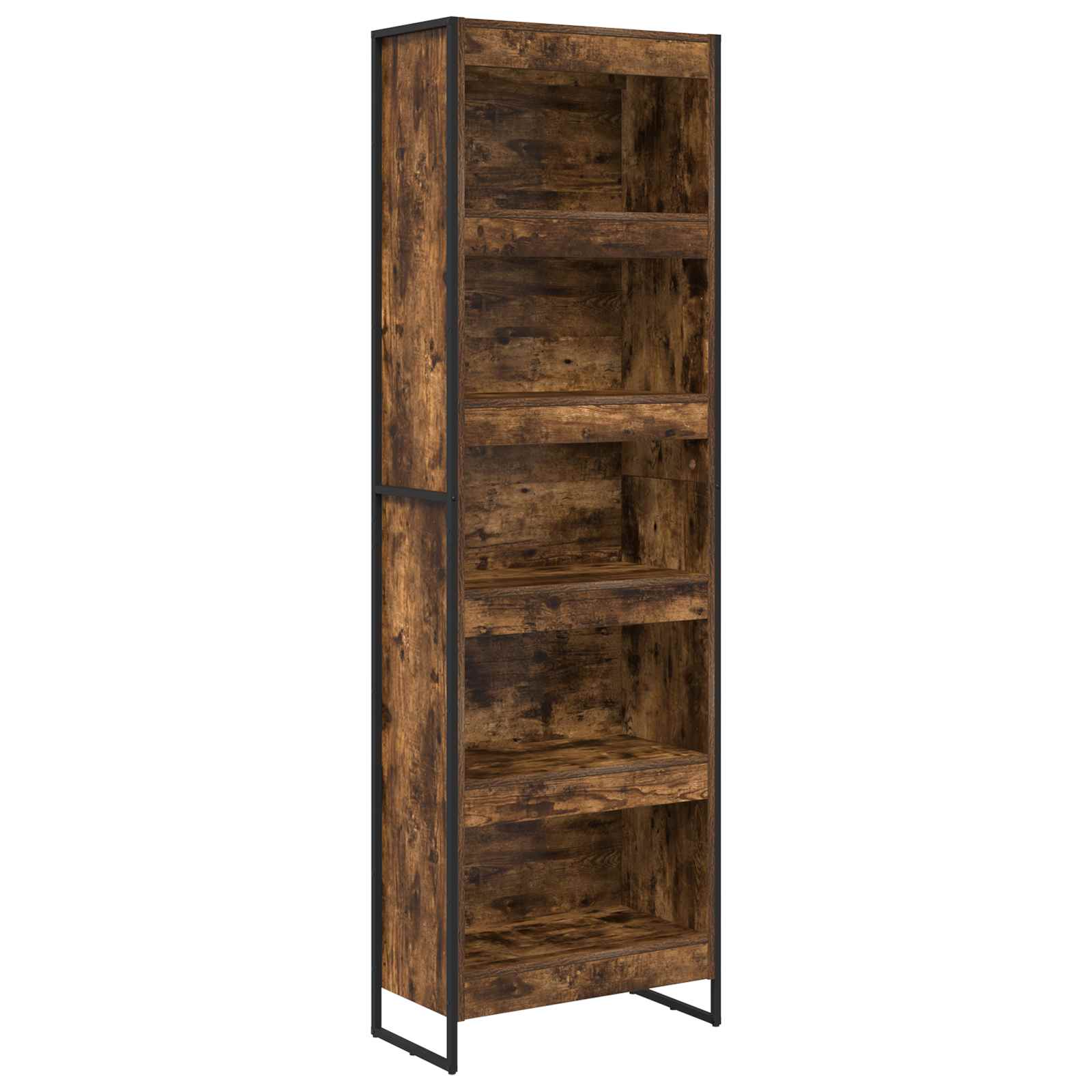 Bücherregal 2 pcs Raucharbe 60 x 30 x 189,5 cm Holzwerkstoff