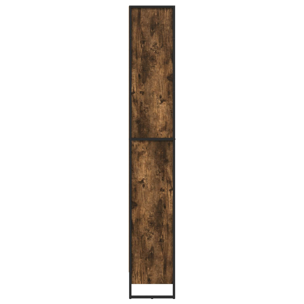 Bücherregal 2 pcs Raucharbe 60 x 30 x 189,5 cm Holzwerkstoff