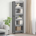 Bücherregal 2 pcs Graues Sonoma 60 x 30 x 189,5 cm