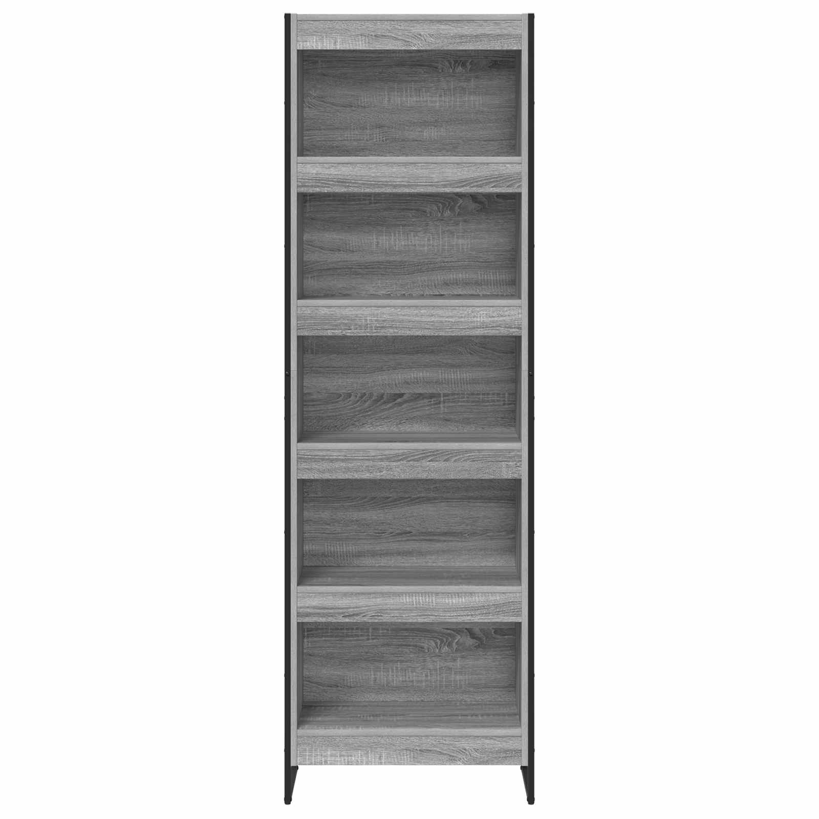 Bücherregal 2 pcs Graues Sonoma 60 x 30 x 189,5 cm