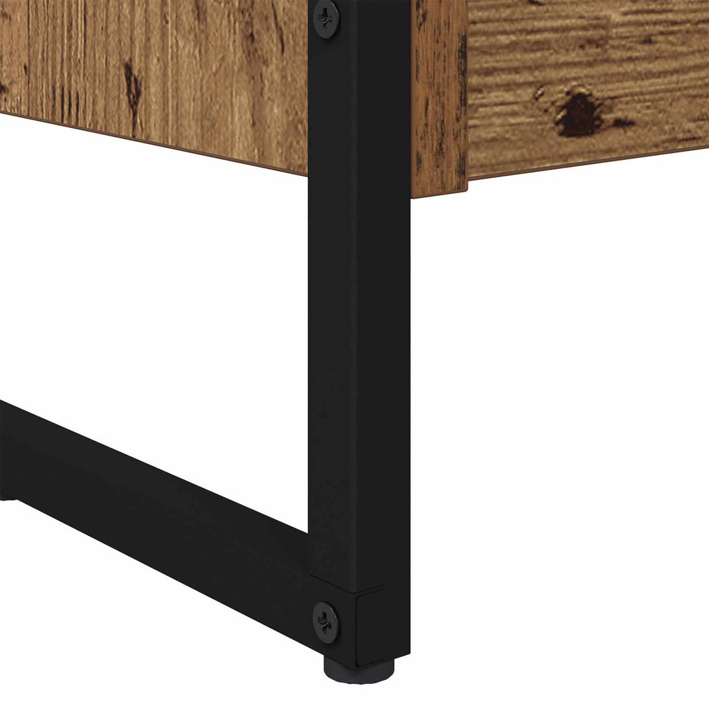 Bücherregal 2 pcs Altholz 60 x 30 x 189,5 cm Holzwerkstoff
