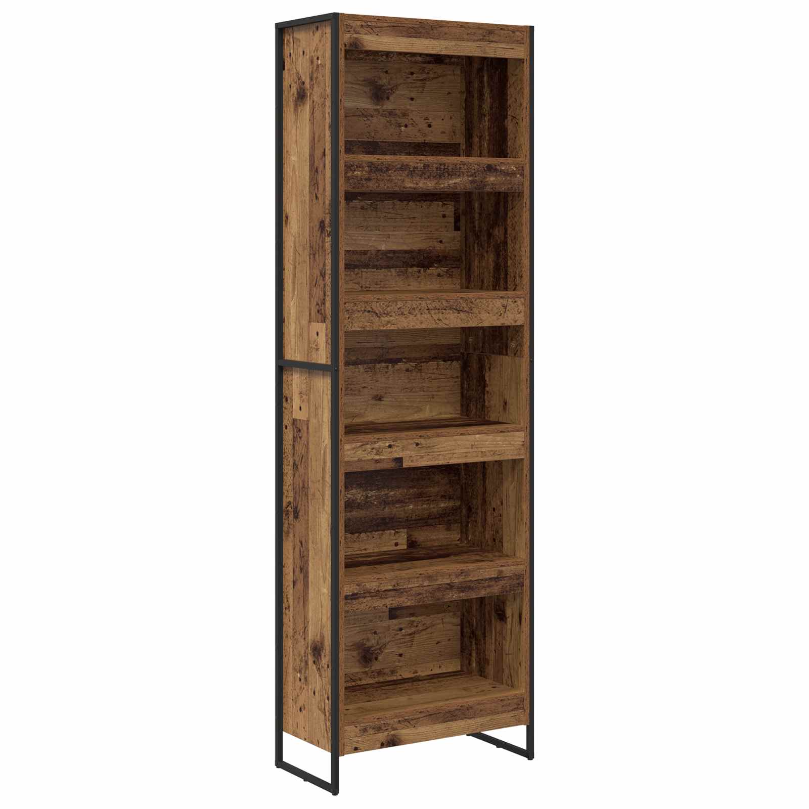 Bücherregal 2 pcs Altholz 60 x 30 x 189,5 cm Holzwerkstoff