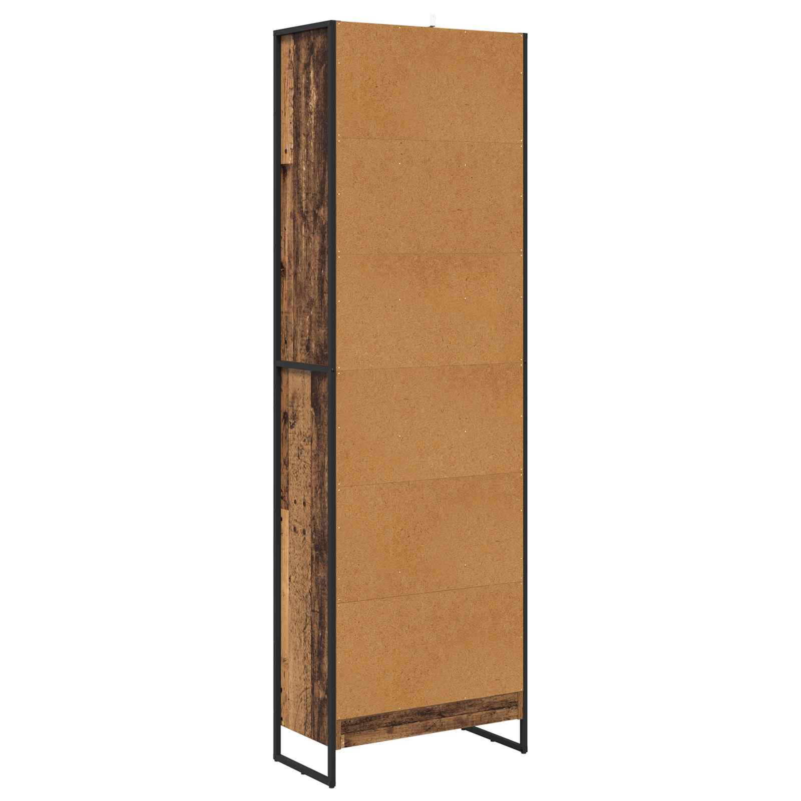 Bücherregal 2 pcs Altholz 60 x 30 x 189,5 cm Holzwerkstoff