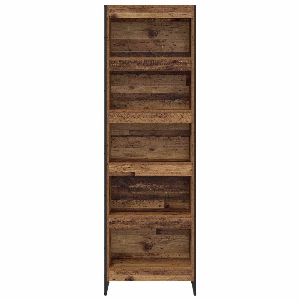 Bücherregal 2 pcs Altholz 60 x 30 x 189,5 cm Holzwerkstoff