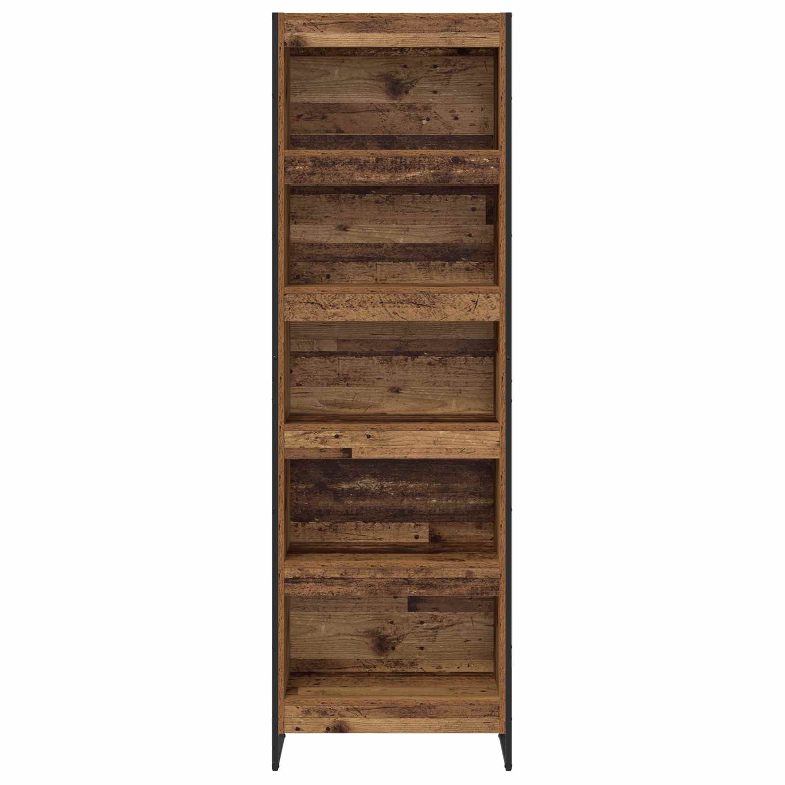 Bücherregal 2 pcs Altholz 60 x 30 x 189,5 cm Holzwerkstoff