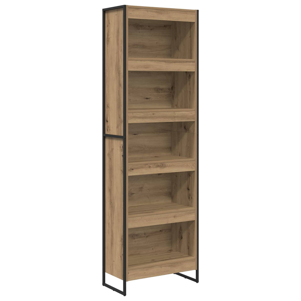 Bücherregal 2 pcs Kunsthandwerk Eiche 60 x 30 x 189,5 cm