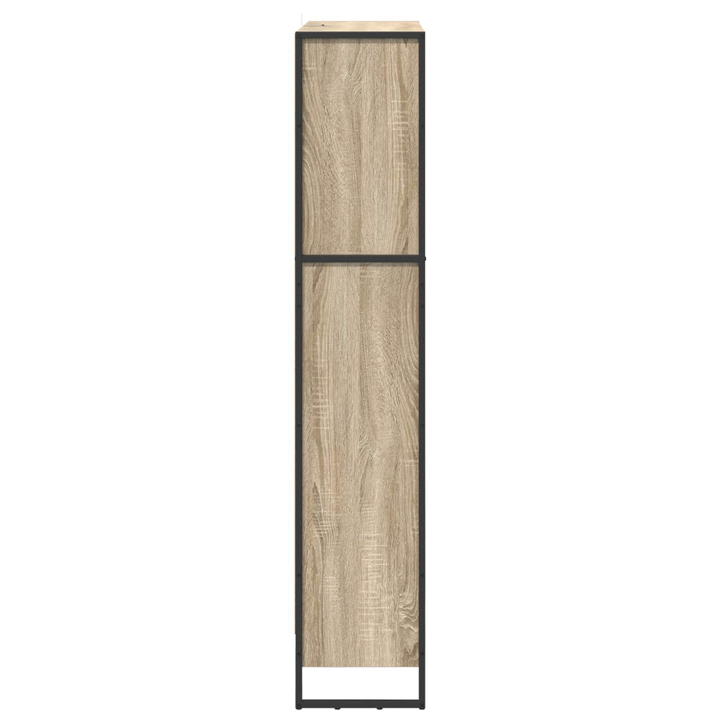 Bücherregal 2 pcs Sonoma 80 x 30 x 155 cm Holzwerkstoff