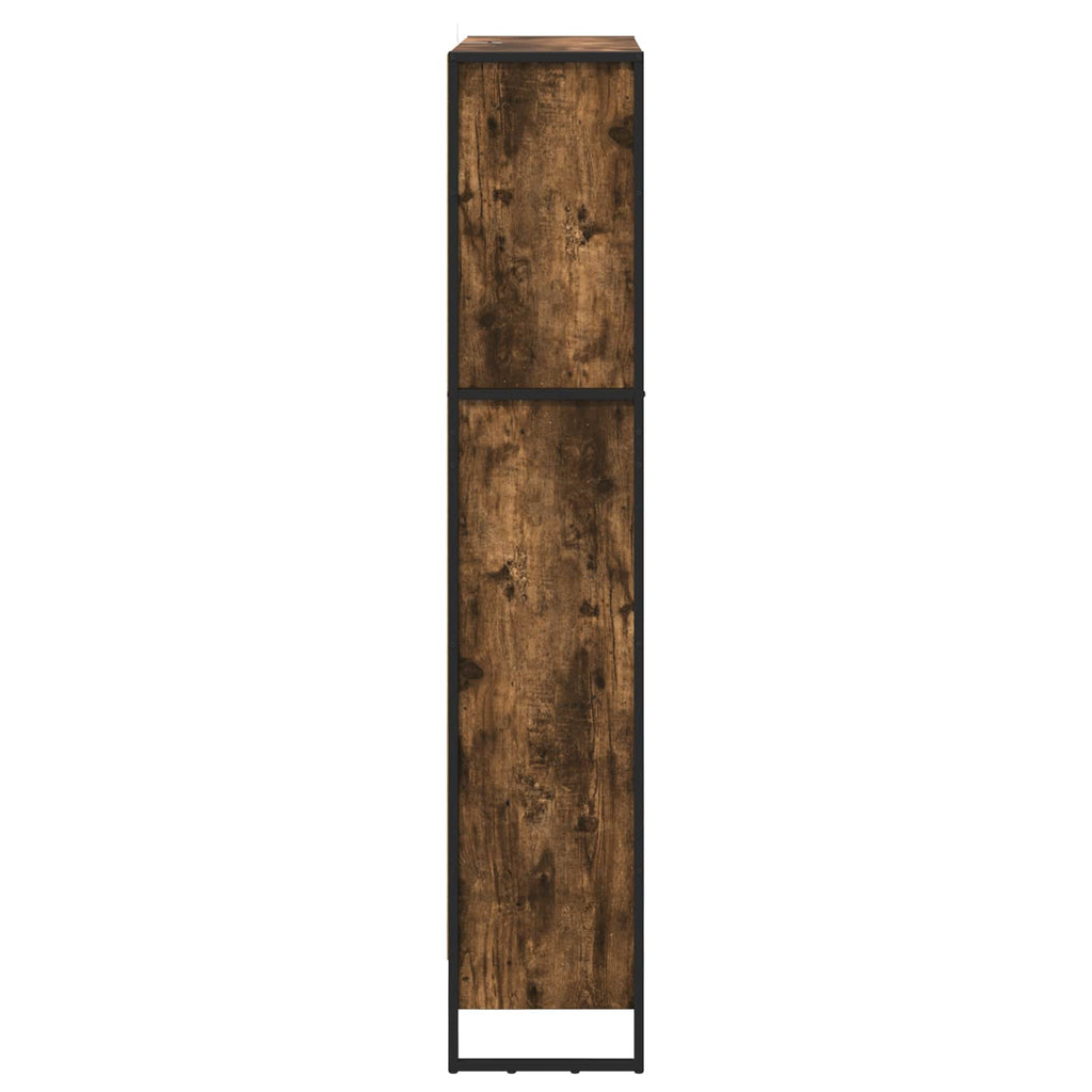 Bücherregal 2 pcs Raucharbe 80 x 30 x 155 cm Holzwerkstoff
