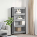 Bücherregal 2 pcs Graues Sonoma 80 x 30 x 155 cm Holzwerkstoff