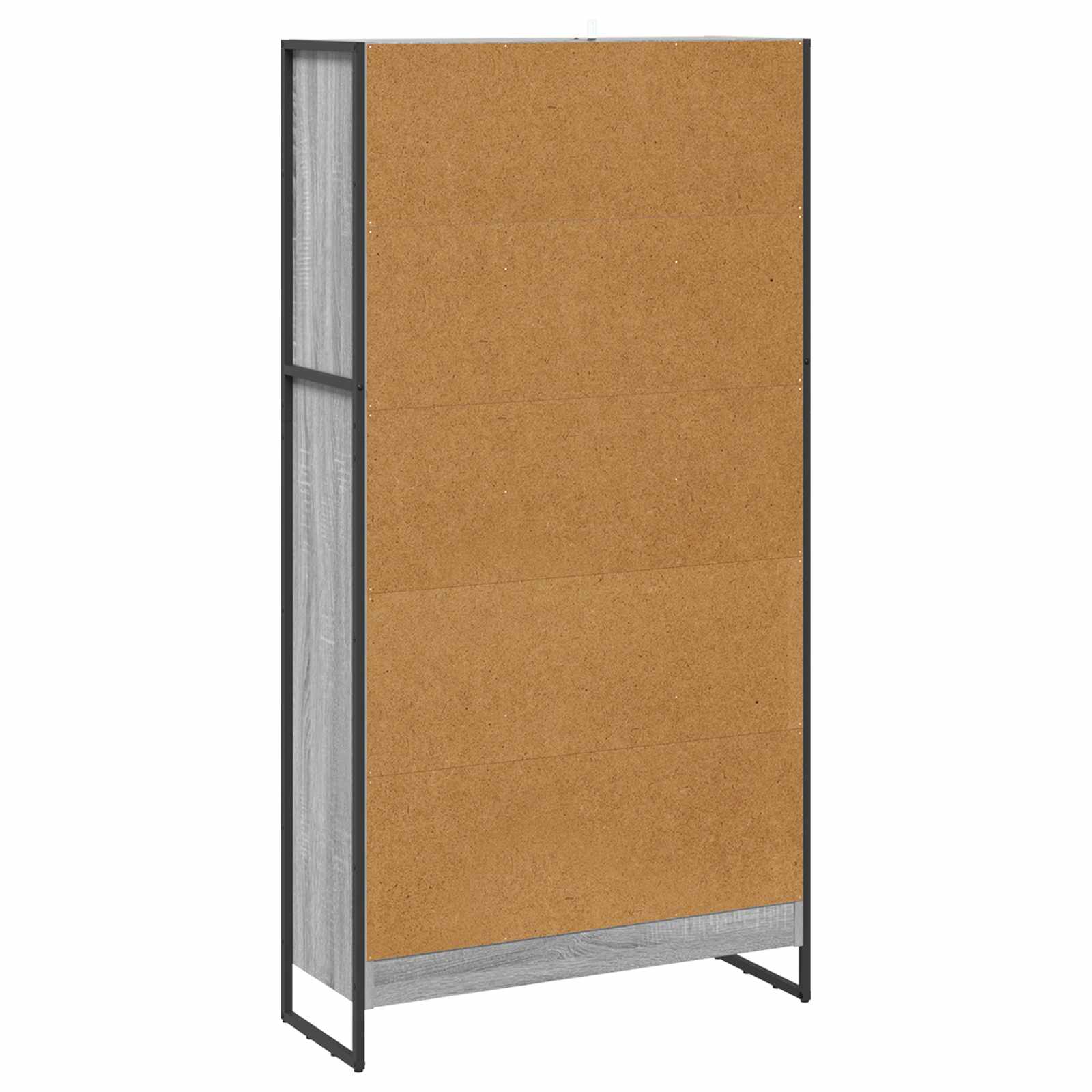 Bücherregal 2 pcs Graues Sonoma 80 x 30 x 155 cm Holzwerkstoff