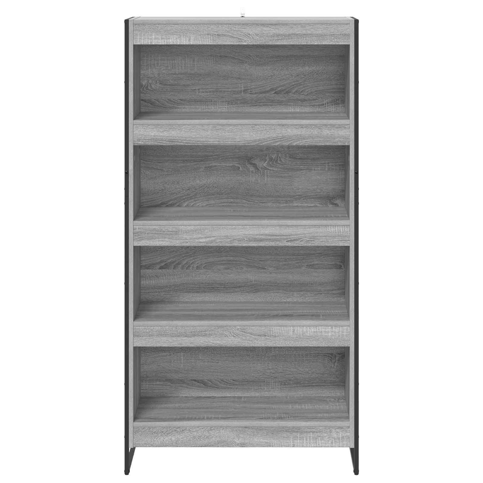 Bücherregal 2 pcs Graues Sonoma 80 x 30 x 155 cm Holzwerkstoff