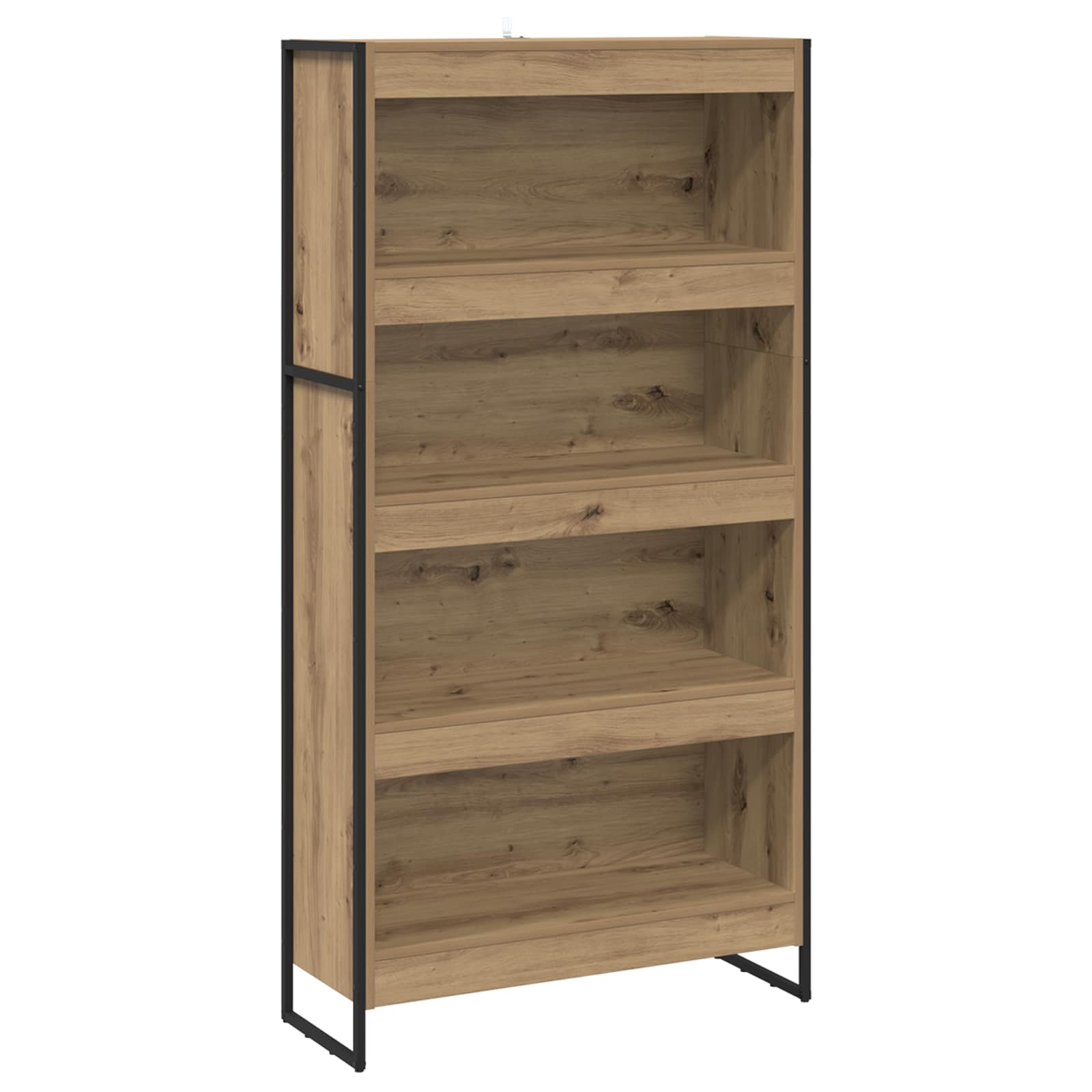 Bücherregal 2 pcs Kunsthandwerk Eiche 80 x 30 x 155 cm