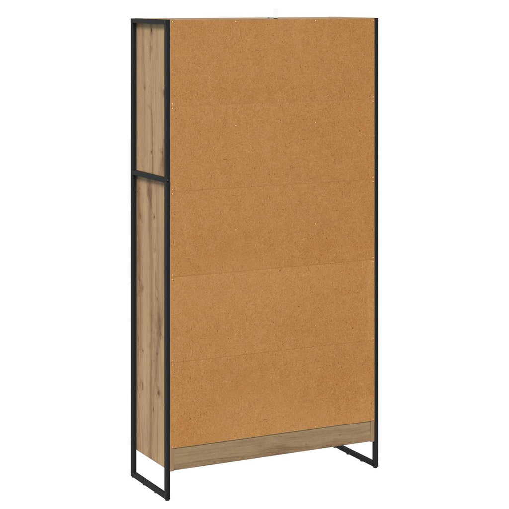 Bücherregal 2 pcs Kunsthandwerk Eiche 80 x 30 x 155 cm