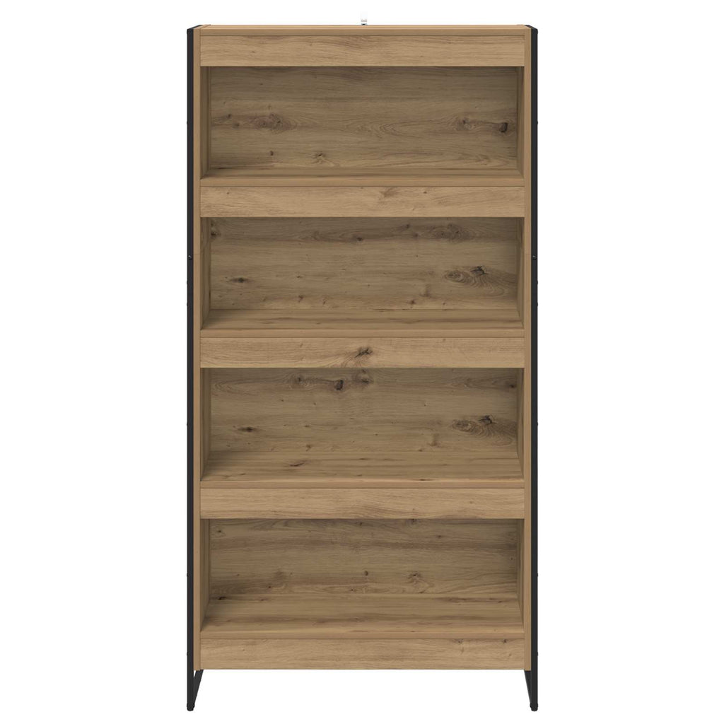 Bücherregal 2 pcs Kunsthandwerk Eiche 80 x 30 x 155 cm