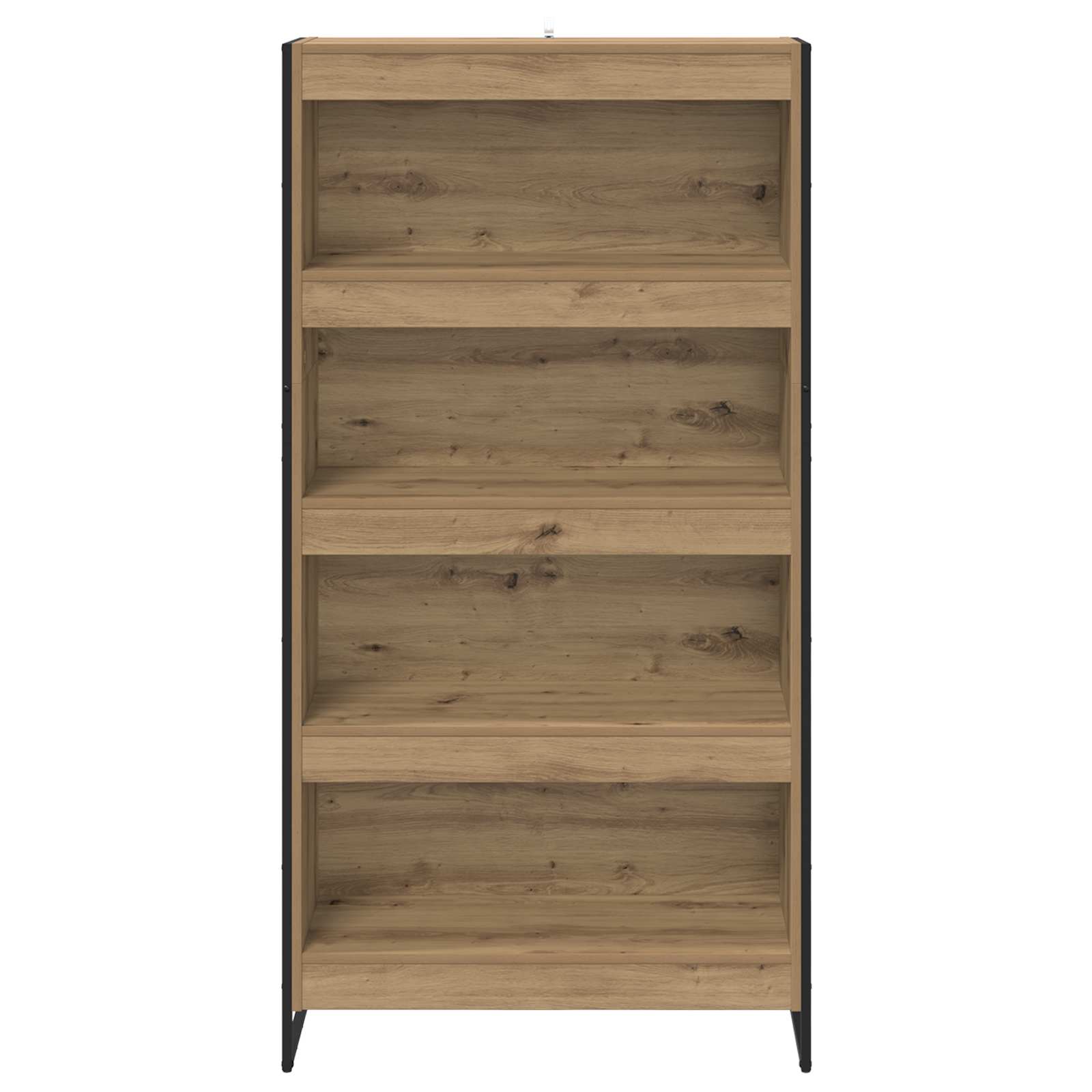 Bücherregal 2 pcs Kunsthandwerk Eiche 80 x 30 x 155 cm