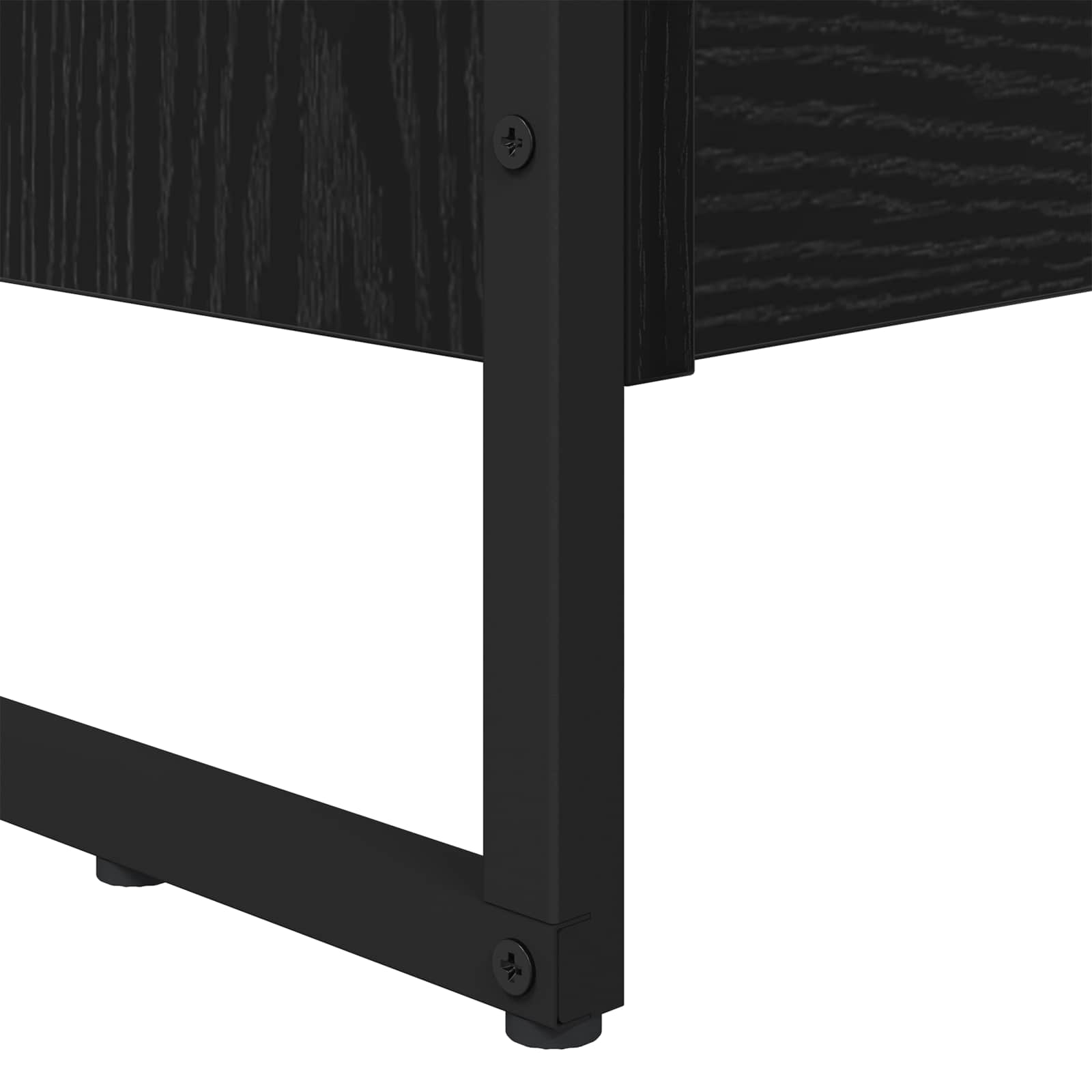 Bücherregal 2 pcs Schwarz Eichen-Optik 80 x 30 x 189,5 cm
