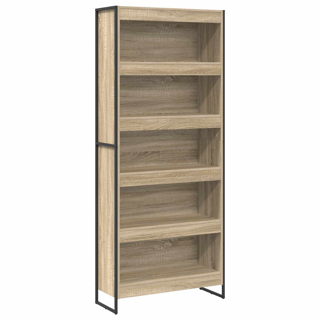 Bücherregal 2 pcs Sonoma 80 x 30 x 189,5 cm Holzwerkstoff