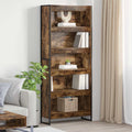 Bücherregal 2 pcs Raucharbe 80 x 30 x 189,5 cm Holzwerkstoff