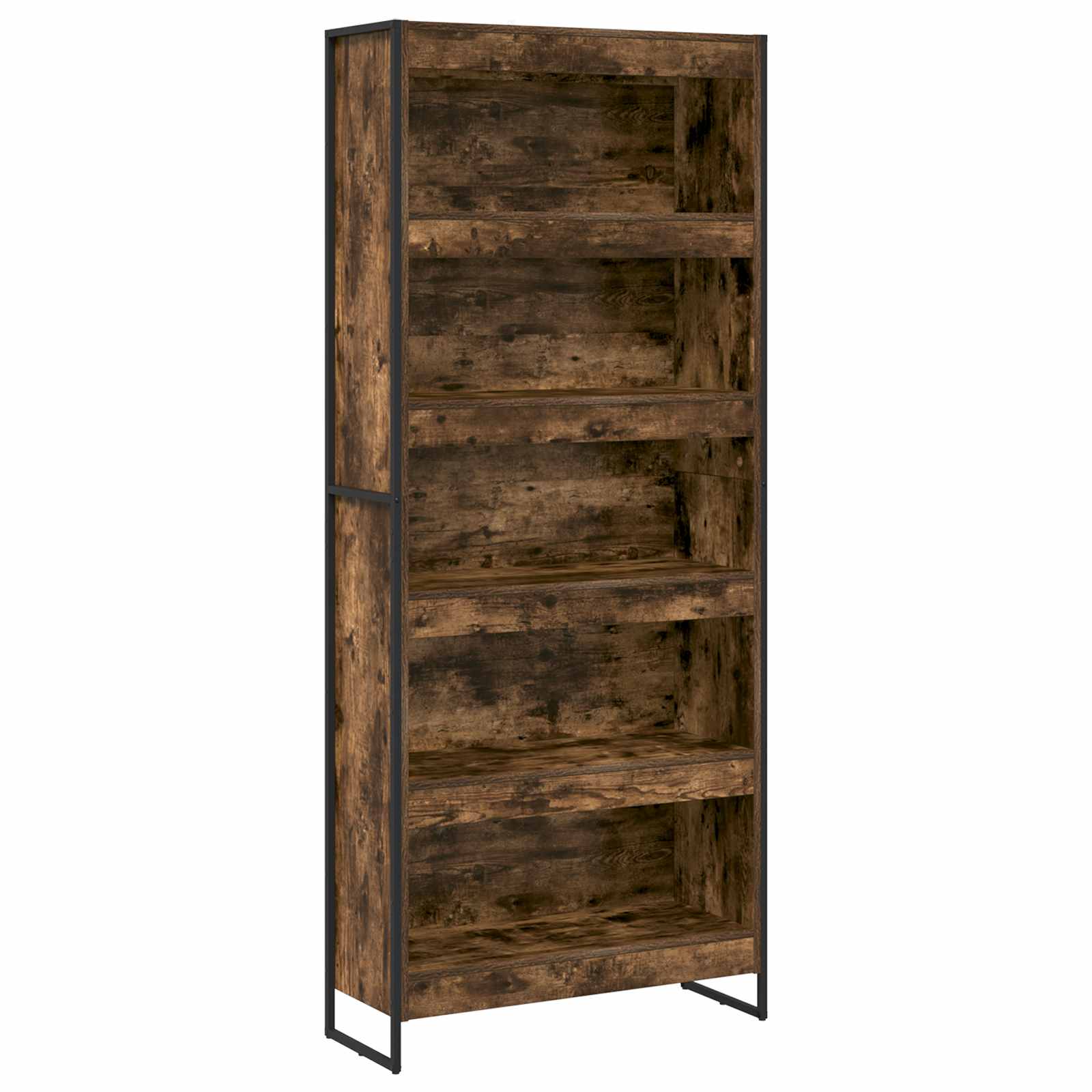 Bücherregal 2 pcs Raucharbe 80 x 30 x 189,5 cm Holzwerkstoff