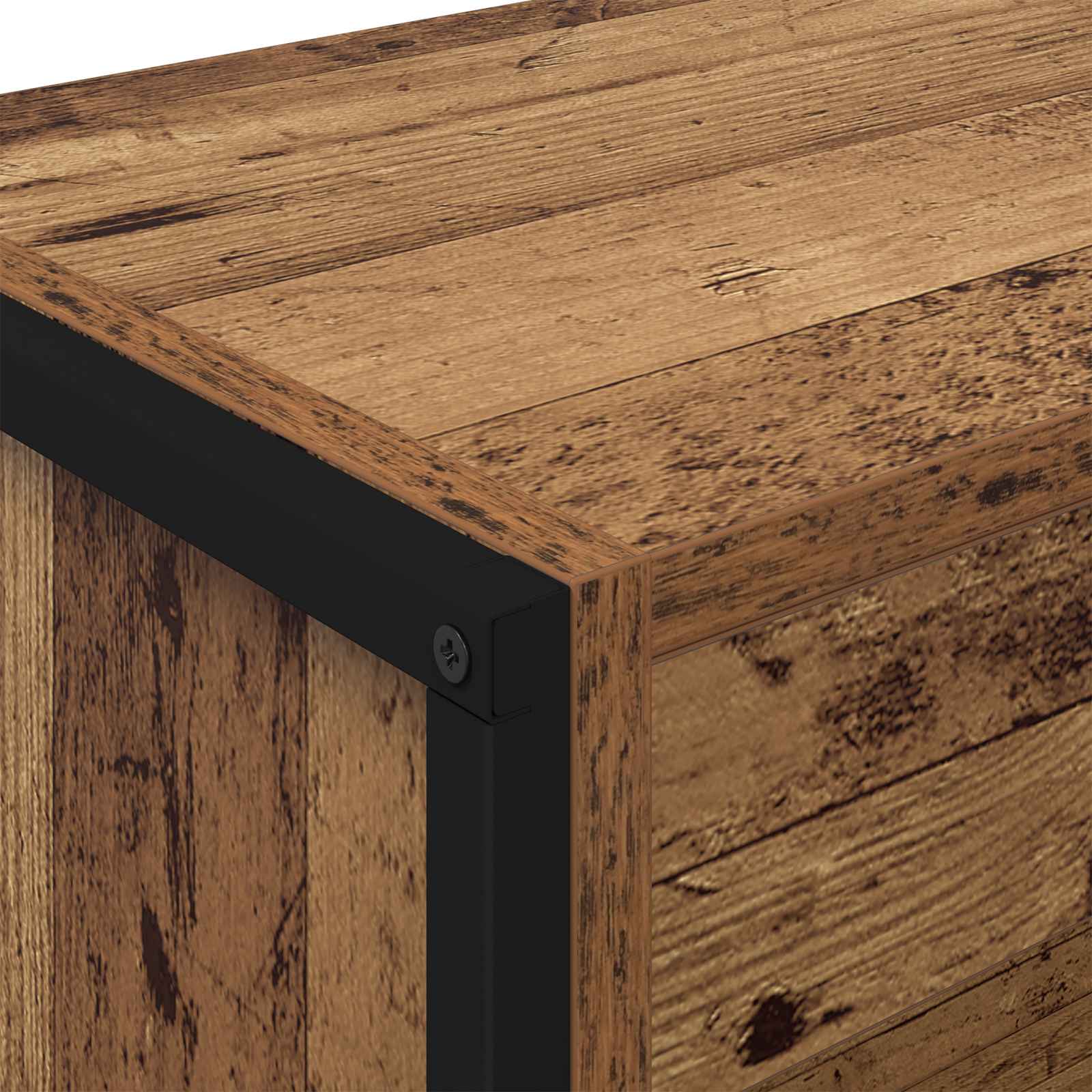 Bücherregal 2 pcs Altholz 80 x 30 x 189,5 cm Holzwerkstoff