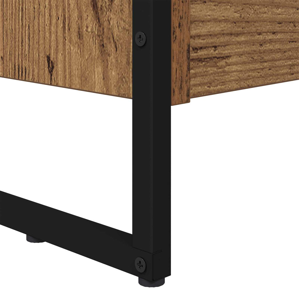 Bücherregal 2 pcs Altholz 80 x 30 x 189,5 cm Holzwerkstoff
