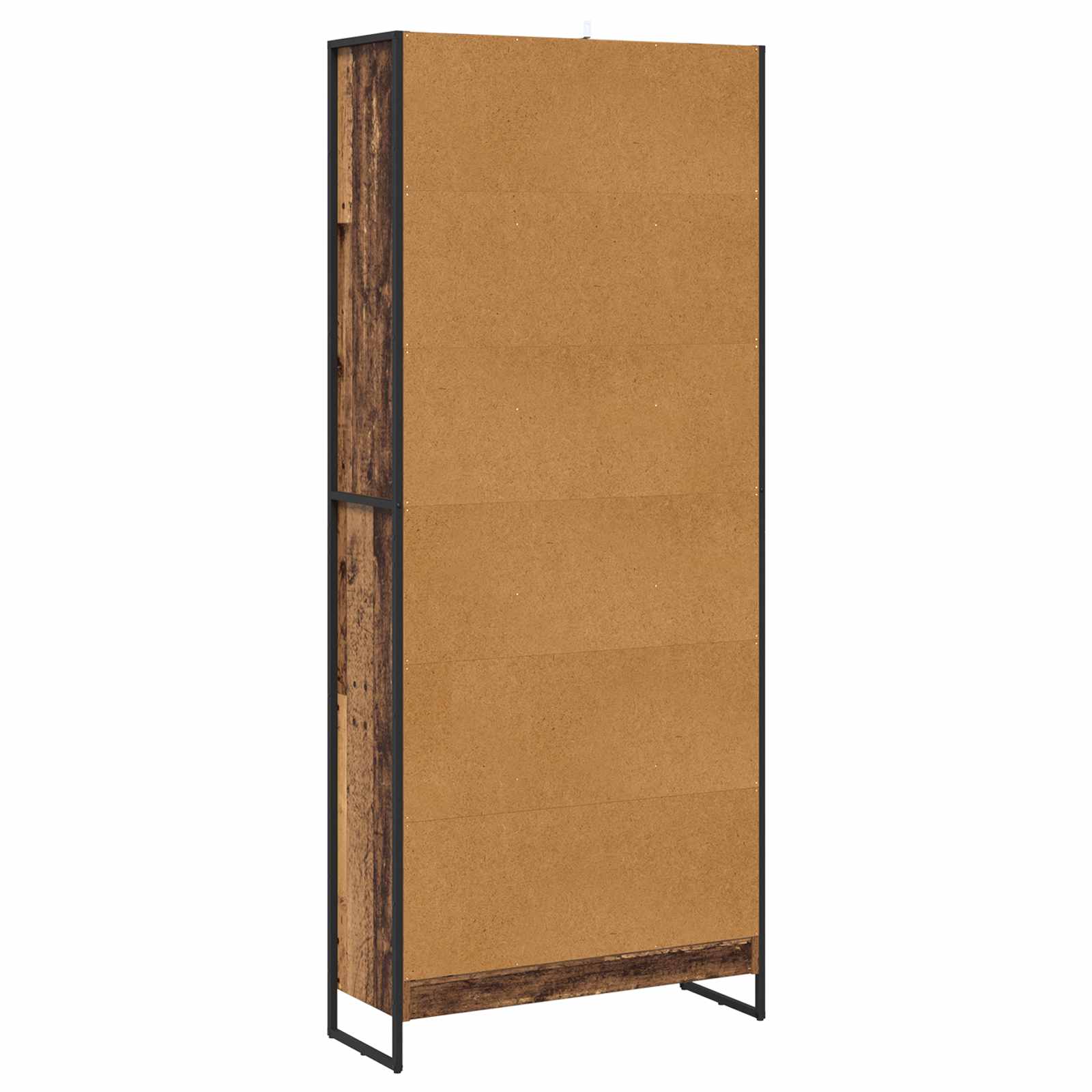 Bücherregal 2 pcs Altholz 80 x 30 x 189,5 cm Holzwerkstoff