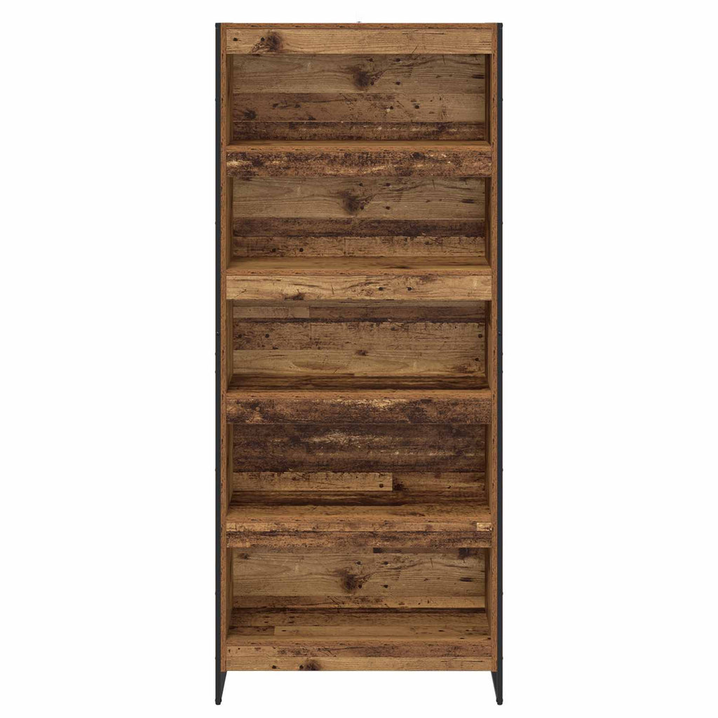 Bücherregal 2 pcs Altholz 80 x 30 x 189,5 cm Holzwerkstoff