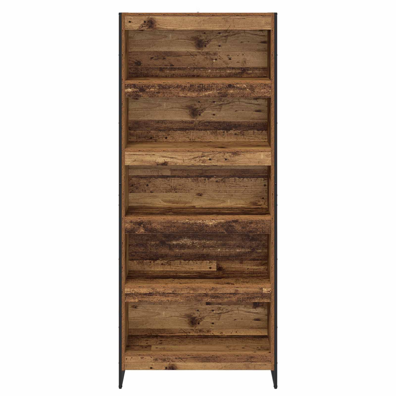 Bücherregal 2 pcs Altholz 80 x 30 x 189,5 cm Holzwerkstoff