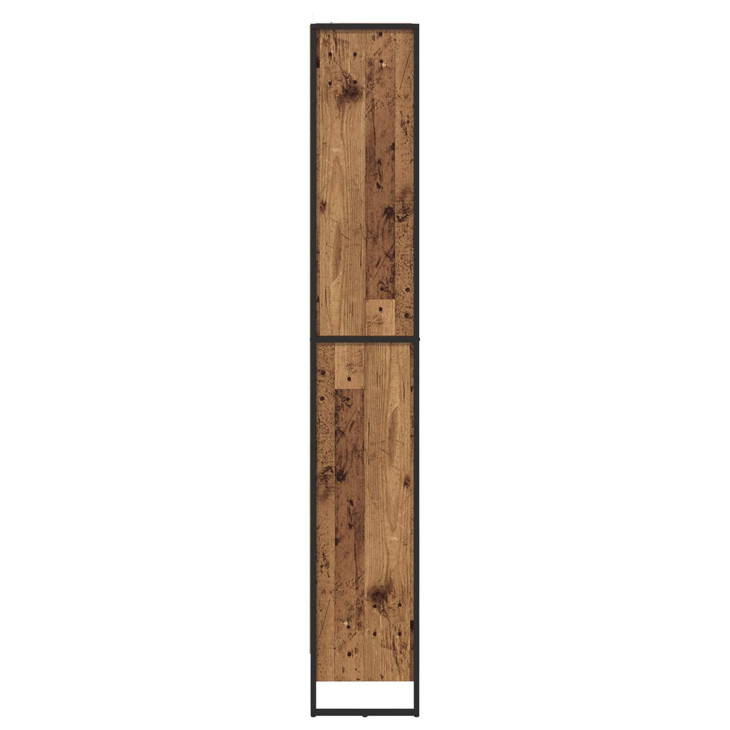 Bücherregal 2 pcs Altholz 80 x 30 x 189,5 cm Holzwerkstoff