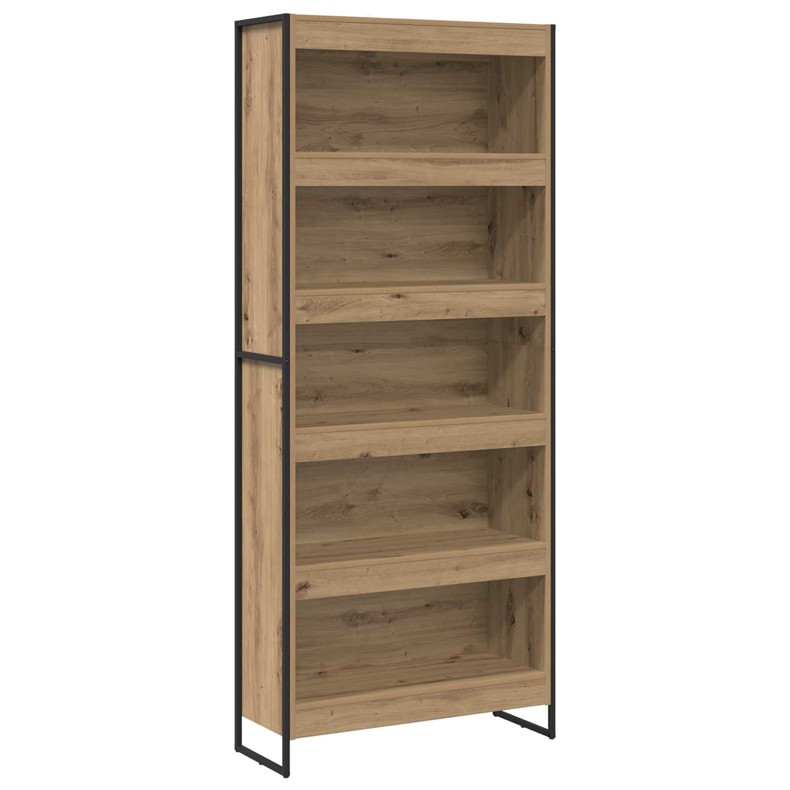 Bücherregal 2 pcs Kunsthandwerk Eiche 80 x 30 x 189,5 cm
