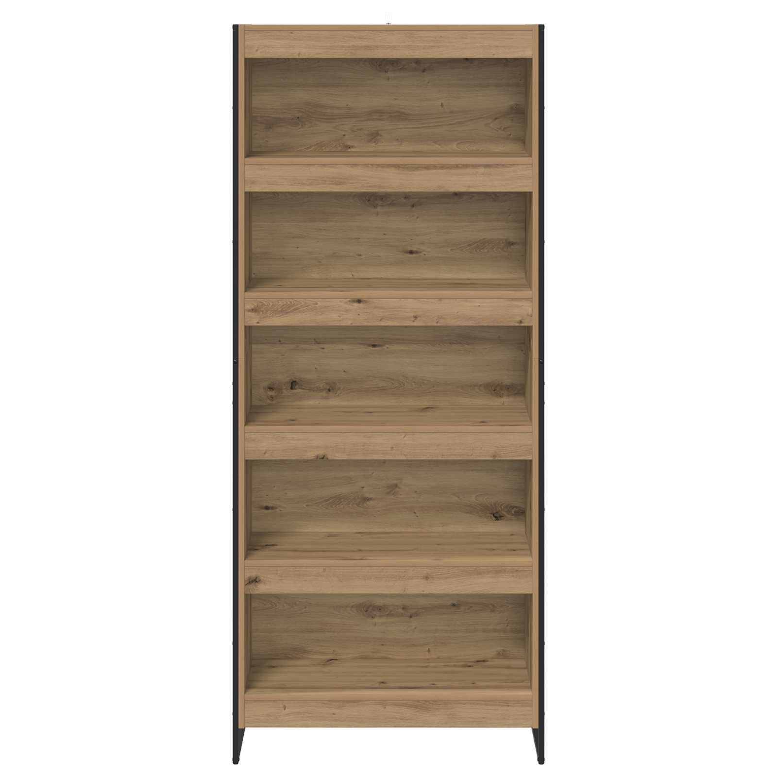 Bücherregal 2 pcs Kunsthandwerk Eiche 80 x 30 x 189,5 cm