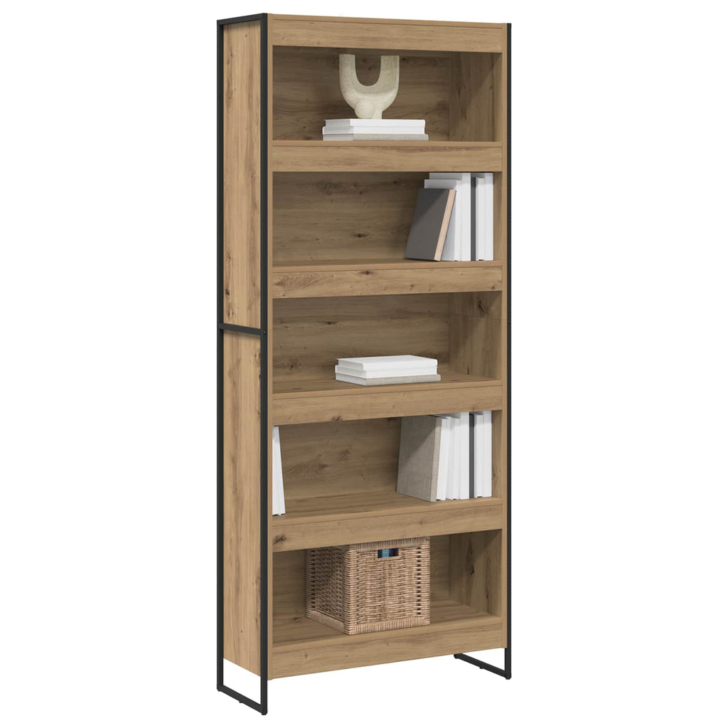 Bücherregal 2 pcs Kunsthandwerk Eiche 80 x 30 x 189,5 cm