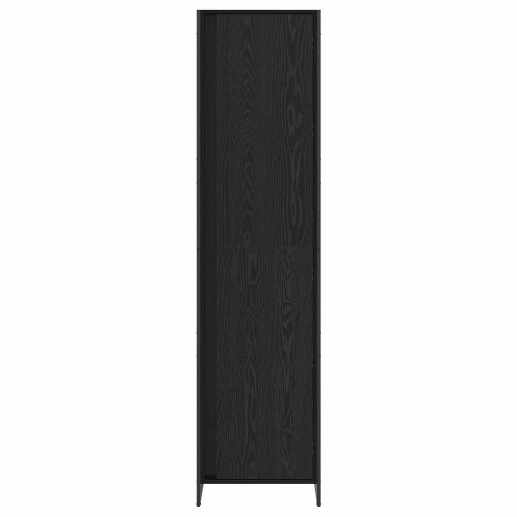Warderobe Schwarz Eichen-Optik 50 x 50 x 200 cm Holzwerkstoff