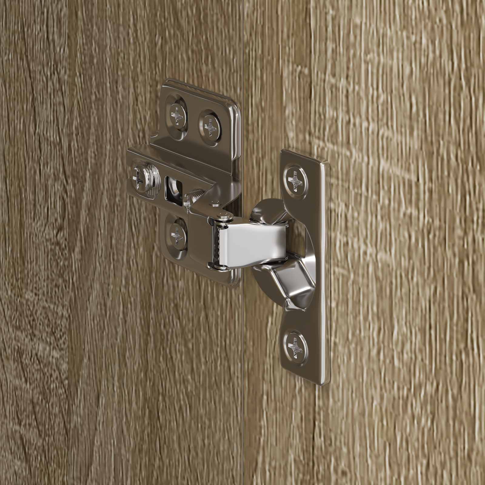 Warderobe mit Speicher Sonoma 50 x 50 x 200 cm Holzwerkstoff