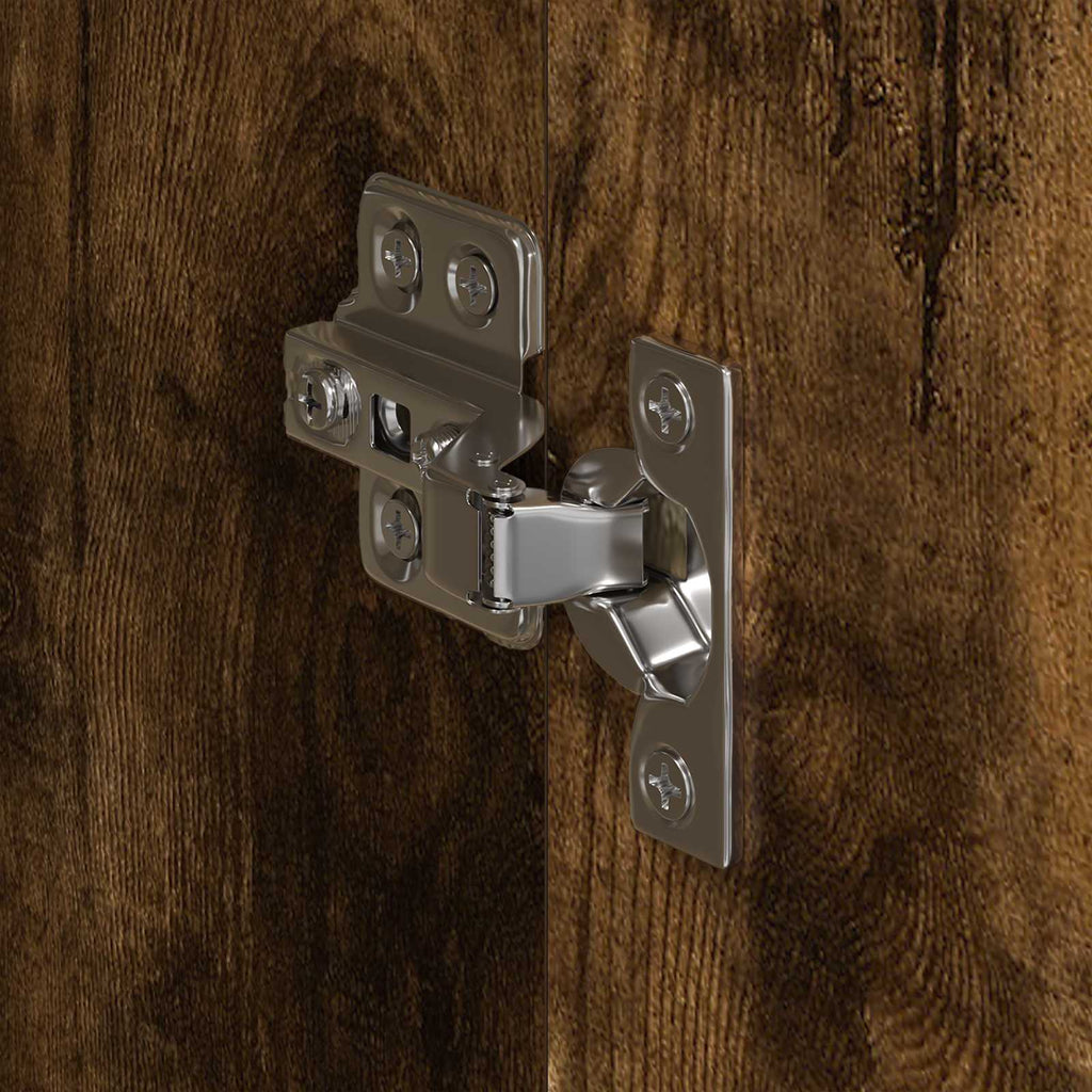 Warderobe mit Speicher Raucharbe 50 x 50 x 200 cm Holzwerkstoff