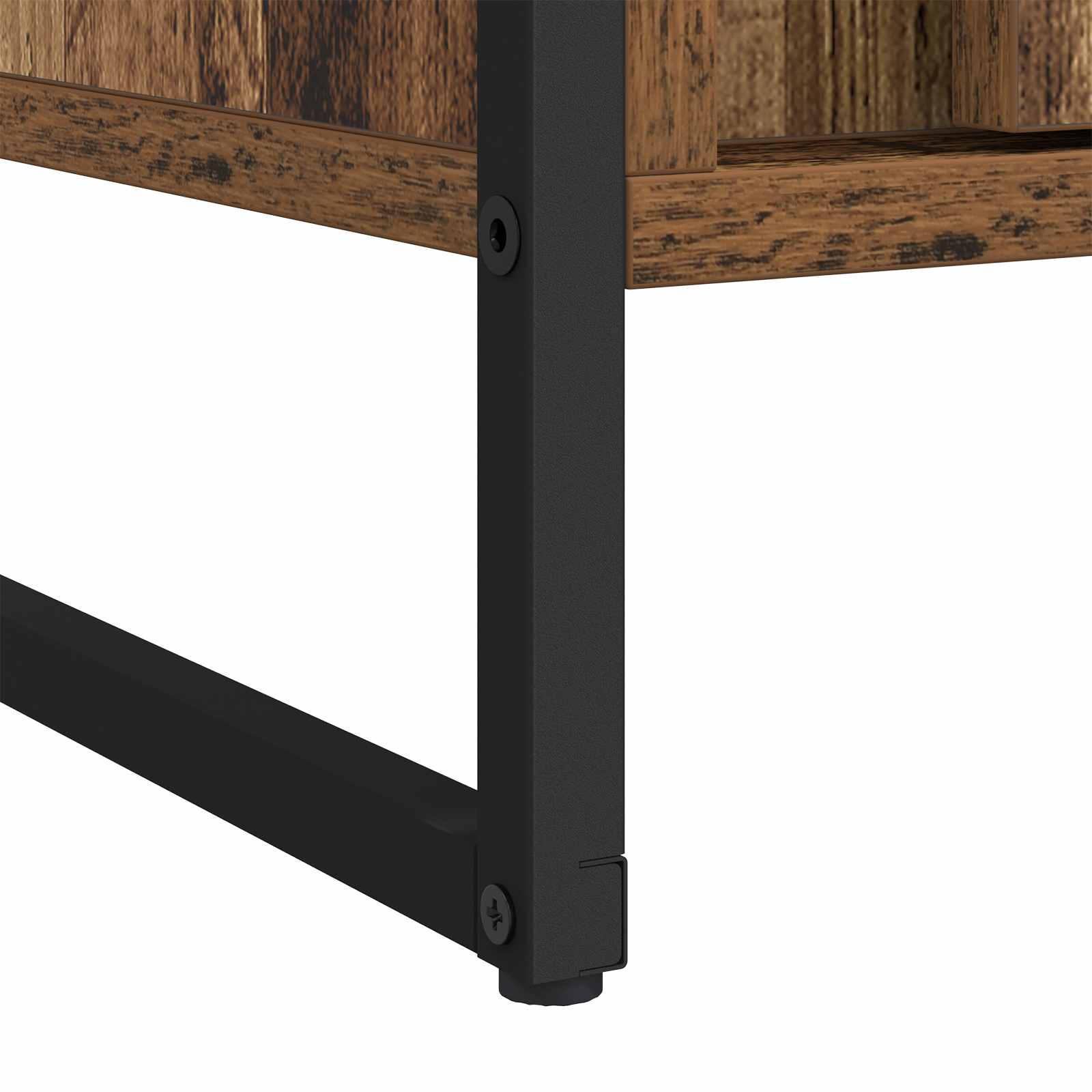 Warderobe mit Speicher Altholz 50 x 50 x 200 cm Holzwerkstoff