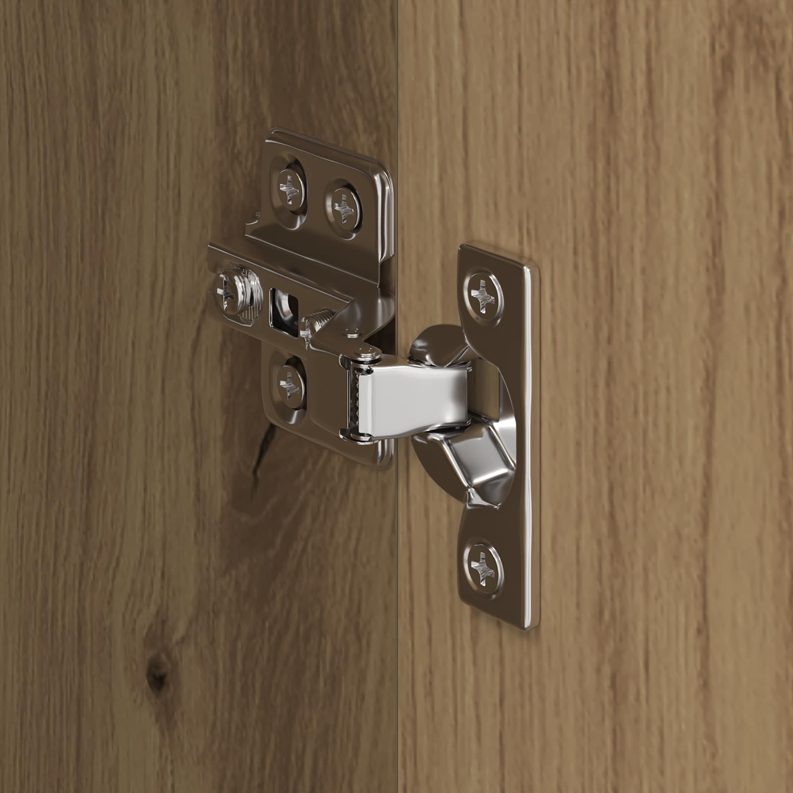 Warderobe Kunsthandwerk Eiche 50 x 50 x 200 cm Holzwerkstoff