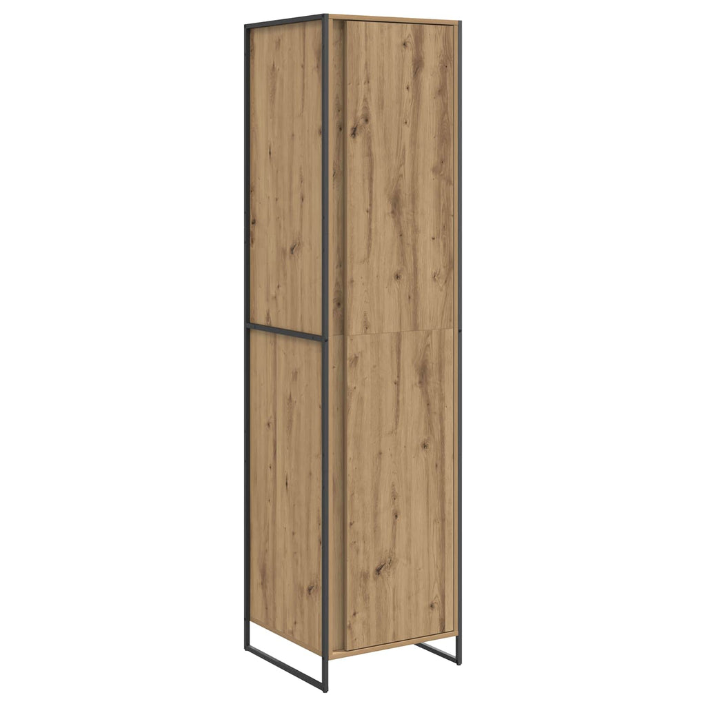 Warderobe Kunsthandwerk Eiche 50 x 50 x 200 cm Holzwerkstoff