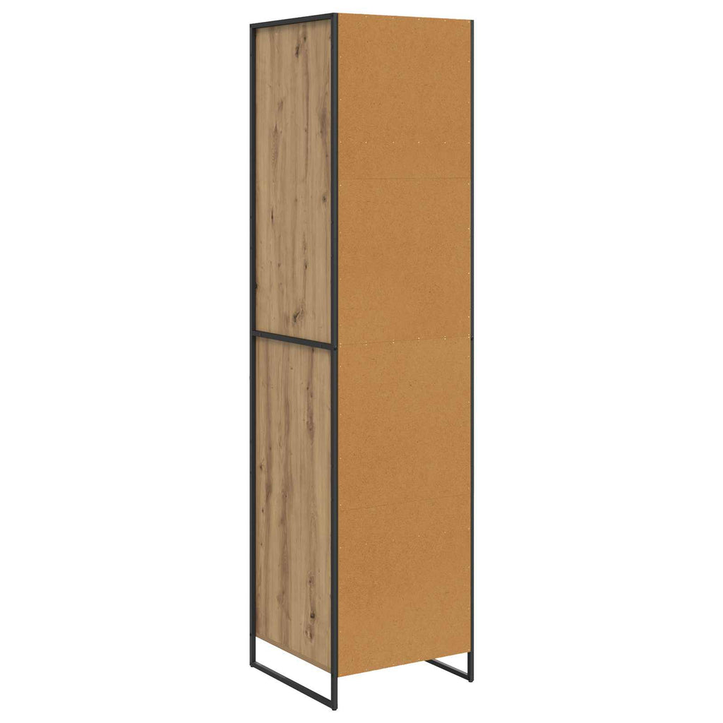 Warderobe Kunsthandwerk Eiche 50 x 50 x 200 cm Holzwerkstoff