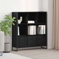Bücherregal 2 pcs Schwarz Eichen-Optik 99,5 x 30 x 108 cm